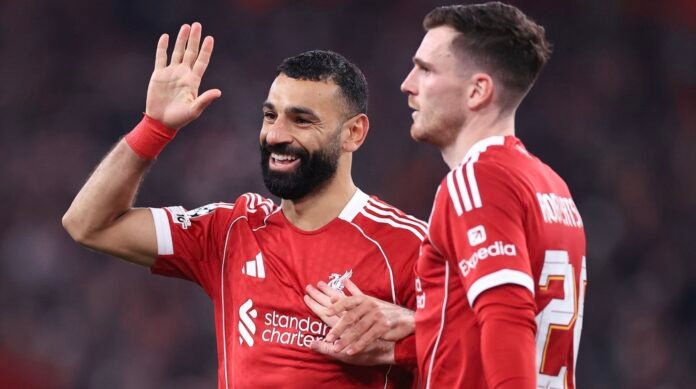 Mo Salah and Andy Robertson say farewell to Liverpool