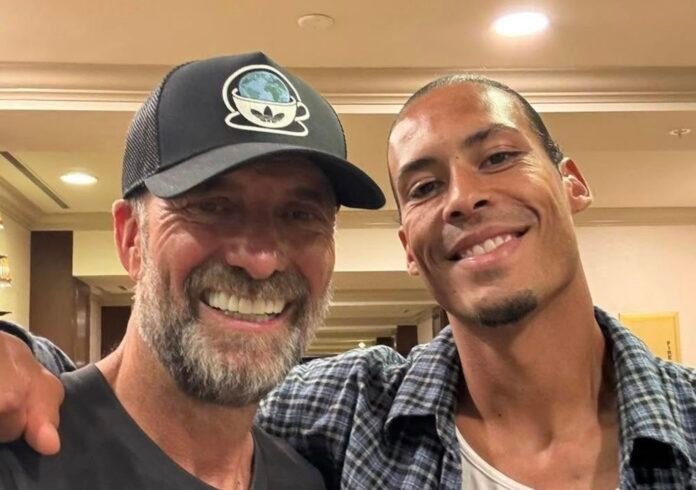 Jurgen Klopp and Virgil can Dijk