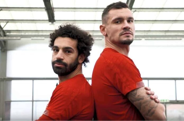 Mo Salah and Dejan Lovren