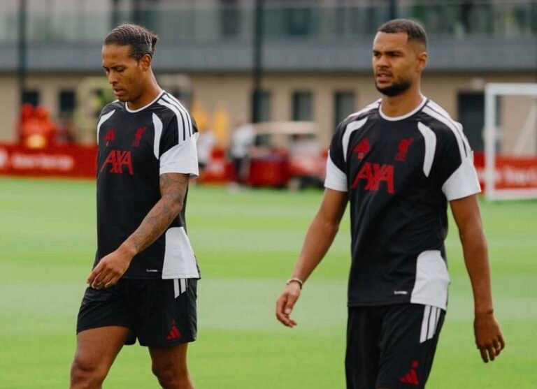 Virgil van Dijk and Cody Gakpo