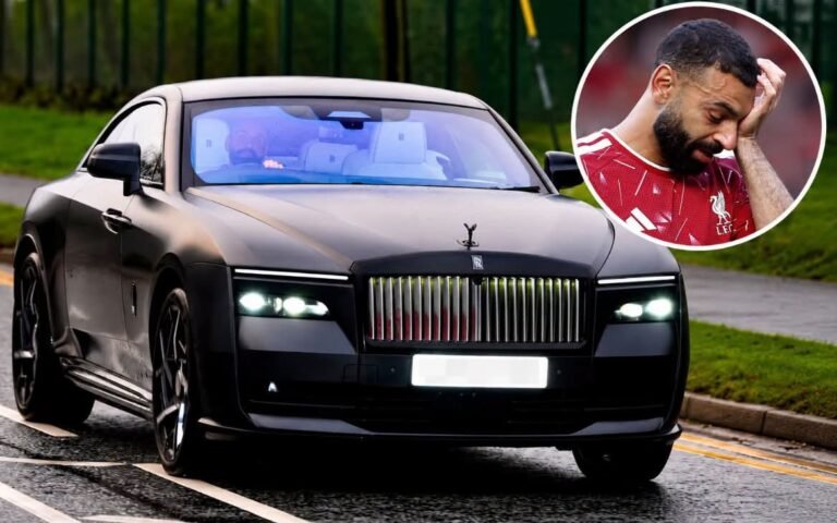 Mo Salah in his Rolls Royce Spectre