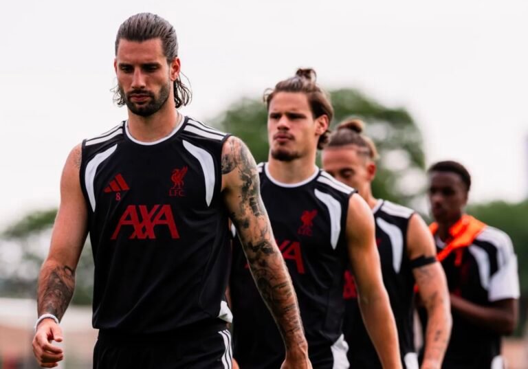 Liverpool training